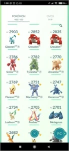 Conta Pokemon GO LV 32 MUITOS 100% - Pokémon