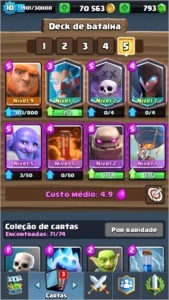 Conta Clash Royale Arena 11, Lendárias Nvl 2