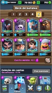 Conta Clash Royale Arena 11, Lendárias Nvl 2