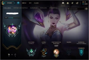 Vendo conta de Lol Plat 4 - League of Legends