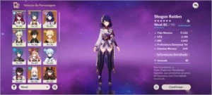 Baal+lança+zhongli+kokomi+hutao+livro 5 star - Genshin Impact