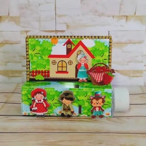Kit Especial 100 Peças Chapeuzinho Vermelho - Artesanato e Personalizados