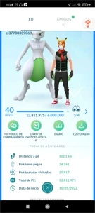 Conta pokémon go a venda