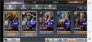 Injustice Mobile personagens e equipamentos - Outros