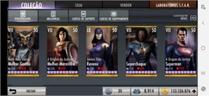 Injustice Mobile personagens e equipamentos - Outros