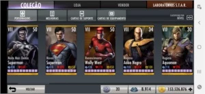 Injustice Mobile personagens e equipamentos - Outros