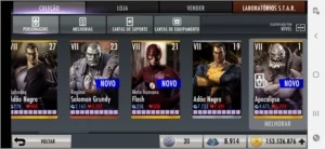 Injustice Mobile personagens e equipamentos - Outros