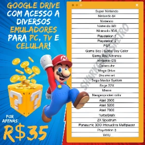 Super Pack Com Todos os Emuladores + Coleção De Jogos - Outros