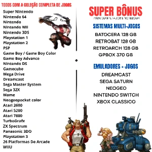 Super Pack Com Todos os Emuladores + Coleção De Jogos - Outros