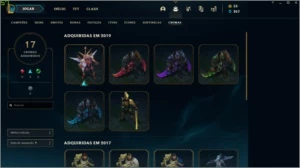 CONTA LEVEL 152 | PLATINA 2 | DIAMOND 2 NA SEASON 9 - League of Legends LOL