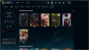 CONTA LEVEL 152 | PLATINA 2 | DIAMOND 2 NA SEASON 9 - League of Legends LOL