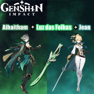 Conta Genshin Impact AR 7 com Alhaitham + Assinatura e Jean