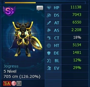 CONTA "MID" GAME COM ALTERS 6/6 OMEGA5/5 ALPHA 5/5 - LADMO - Digimon Masters Online