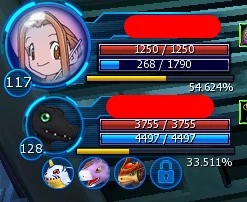 CONTA "MID" GAME COM ALTERS 6/6 OMEGA5/5 ALPHA 5/5 - LADMO - Digimon Masters Online