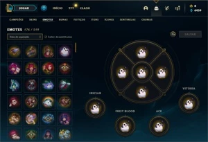 Conta prata 4 com 135 Champs e 208 Skins + 1 Prestigio - League of Legends LOL