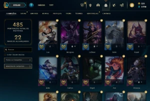 CONTA LOL - LVL 533 - 135 Champions - 175Skins - FULL ACESSO - League of Legends