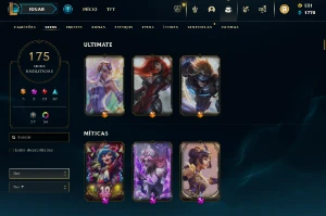 CONTA LOL - LVL 533 - 135 Champions - 175Skins - FULL ACESSO - League of Legends