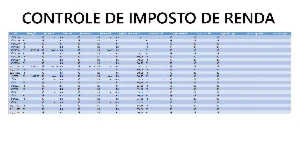 Planilha de controle de investimentos (Ações e IR)