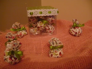 Caixa com saches