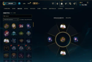 Diamante 4 com 45 Champs e 1 Skin - League of Legends LOL