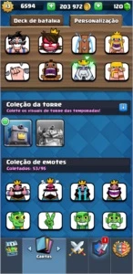 Conta Clash Royale Nivel13, 53 Emojes + Clash Of Clanscv10