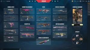 Conta valorant mais de 130 skins