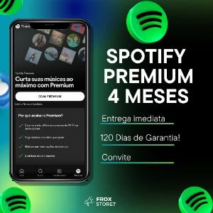 Spotify 4 mês | Entrega imediata (não necessário da senha)