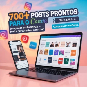 Kit Perfil Profissional  Mais de 700 Posts Canva - Outros