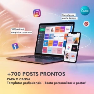 Kit Perfil Profissional  Mais de 700 Posts Canva - Outros