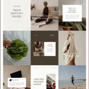 Kit Perfil Profissional  Mais de 700 Posts Canva - Outros