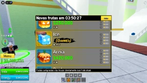 Conta blox fruit com game passes, yoru entra outros - Roblox