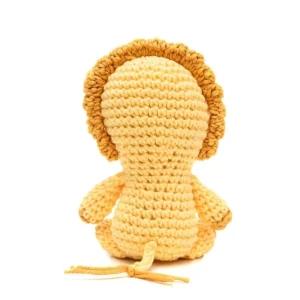 Mini Leão em Amigurumi - Artesanato e Personalizados