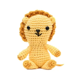 Mini Leão em Amigurumi