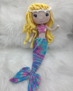 Sereia em Amigurumi