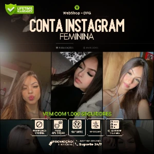 Contas Femininas Instagram Com 1000+ Seguidores