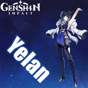 Contas Genshin Impact AR 5 e 7 com Yelan