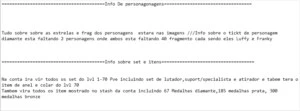 Vendo conta Grand Line Adventures - Outros