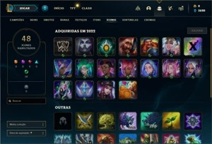 Conta ouro 4 com 28 Champs e 9 Skins - League of Legends LOL