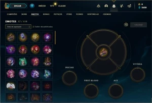 Conta ouro 4 com 28 Champs e 9 Skins - League of Legends LOL