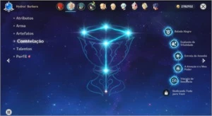 CONTA AR 50 VENTI + DILUC + JEAN + ZHONGLI + 1 ARMA 5* - Genshin Impact