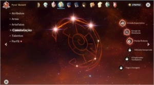 CONTA AR 50 VENTI + DILUC + JEAN + ZHONGLI + 1 ARMA 5* - Genshin Impact