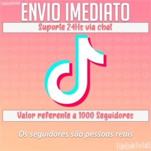 ⭐ 1k de Seguidores Brasileiros ⭐ - Redes Sociais