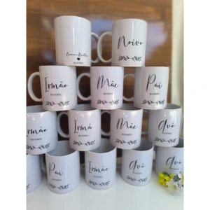 Canecas Personalizadas para Padrinhos - Artesanato e Personalizados