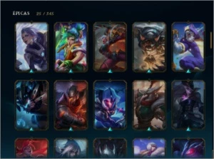 Conta league of legends 85 skins diamante season passada LOL