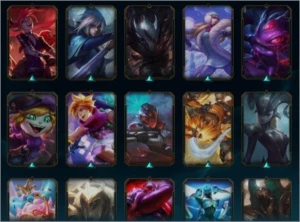Conta league of legends 85 skins diamante season passada LOL