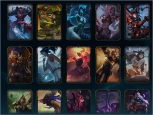 Conta league of legends 85 skins diamante season passada LOL