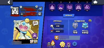 Conta com todos os Brawlers, mais de 47k de troféus e etc - Brawl Stars