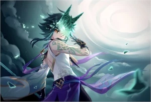 Genshin Impact Conta com Xiao e Keqing AR 34