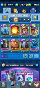 92 cartas full semi full conta de cr - Clash Royale