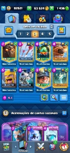 92 cartas full semi full conta de cr - Clash Royale